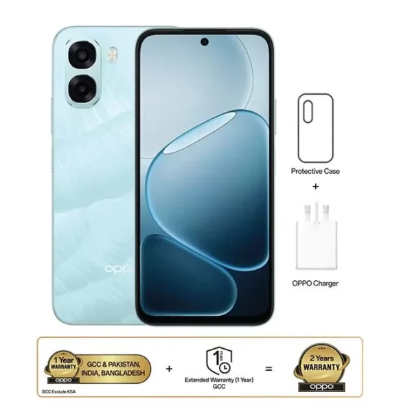 OPPO A6x 128GB, 4GB RAM – Ice Blue (Middle East Version)